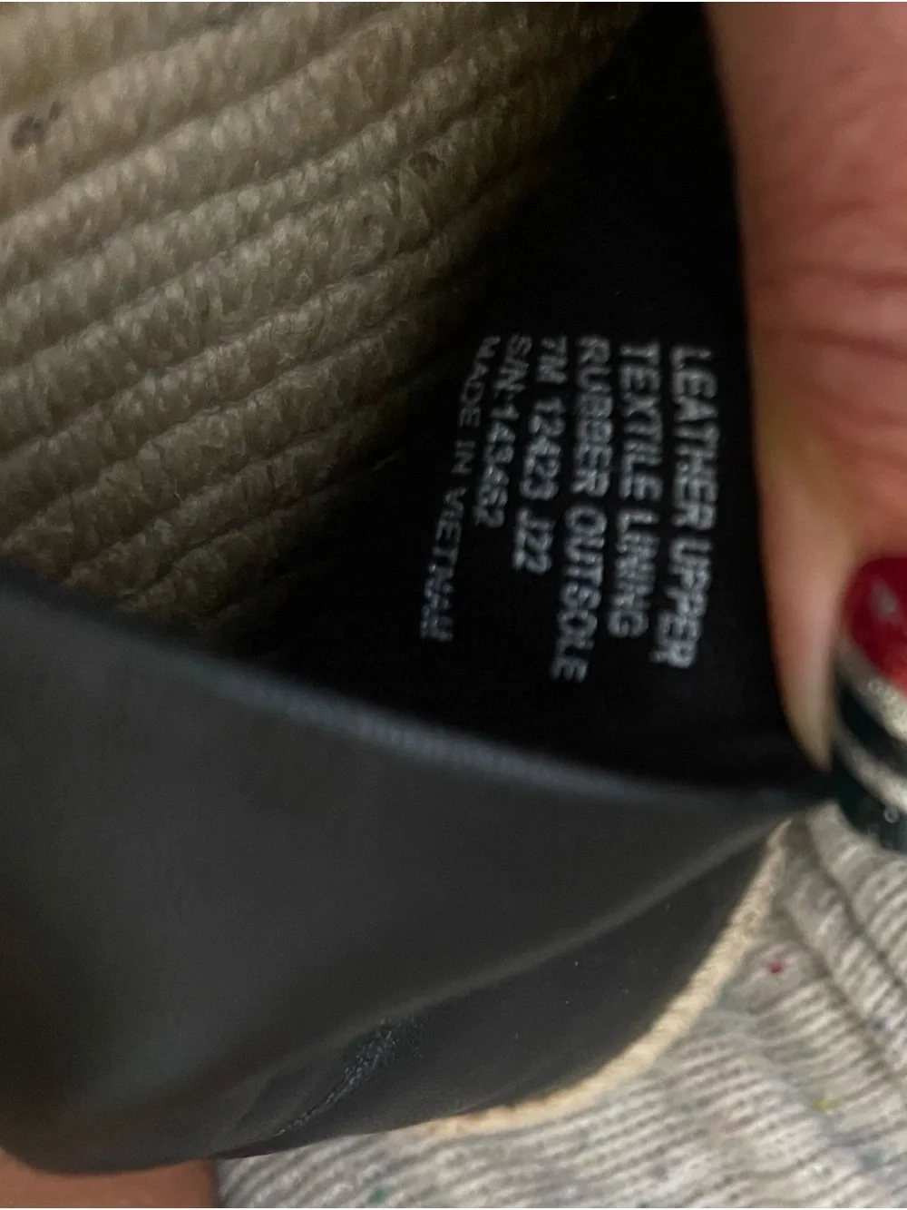 Tory Burch Black Leather Espadrille Slip-On Flats